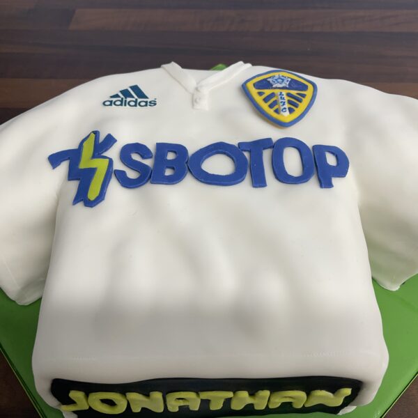 Leeds United Cake - Home Shirt (Any Season) season LUFC