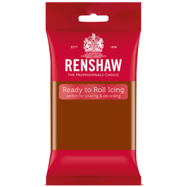Renshaw Ready To Roll Dark Brown Icing 250g