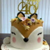 Foxy Tall Birthday Cake - Perfect for Adults & Children