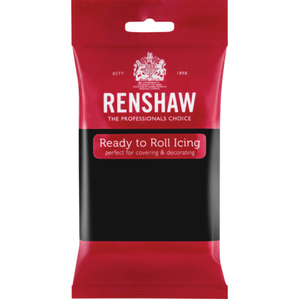 Renshaw Ready To Roll Jet Black Icing 250g