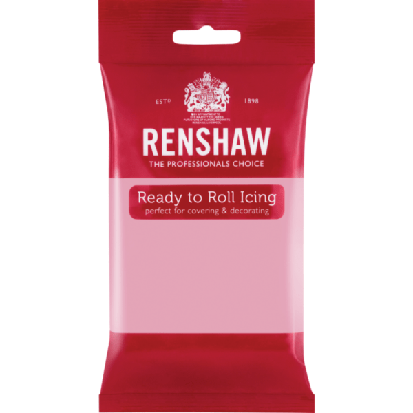Renshaw Ready To Roll Pink Icing 250g
