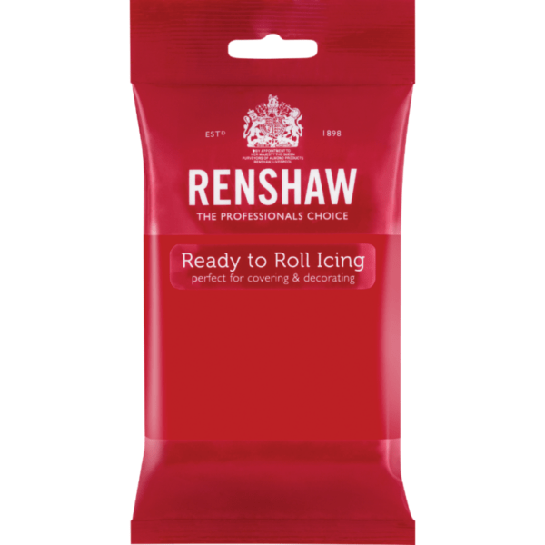 Renshaw Ready To Roll Poppy Red Icing 250g