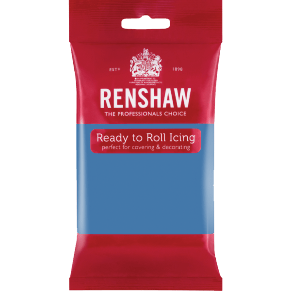 Renshaw Ready To Roll Turquoise Blue Icing 250g