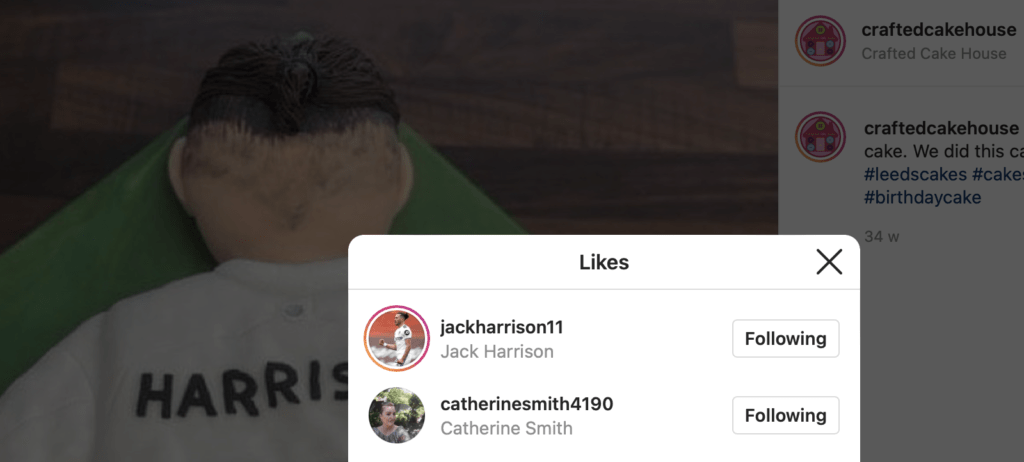 Jack Harrison Likes his cake from Crafted Cake House