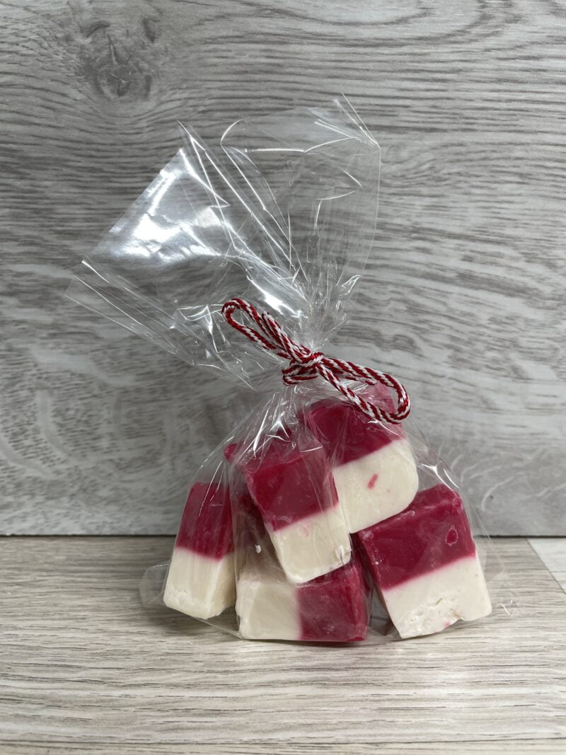 Handmade Strawberry & Cream Vegan Fudge
